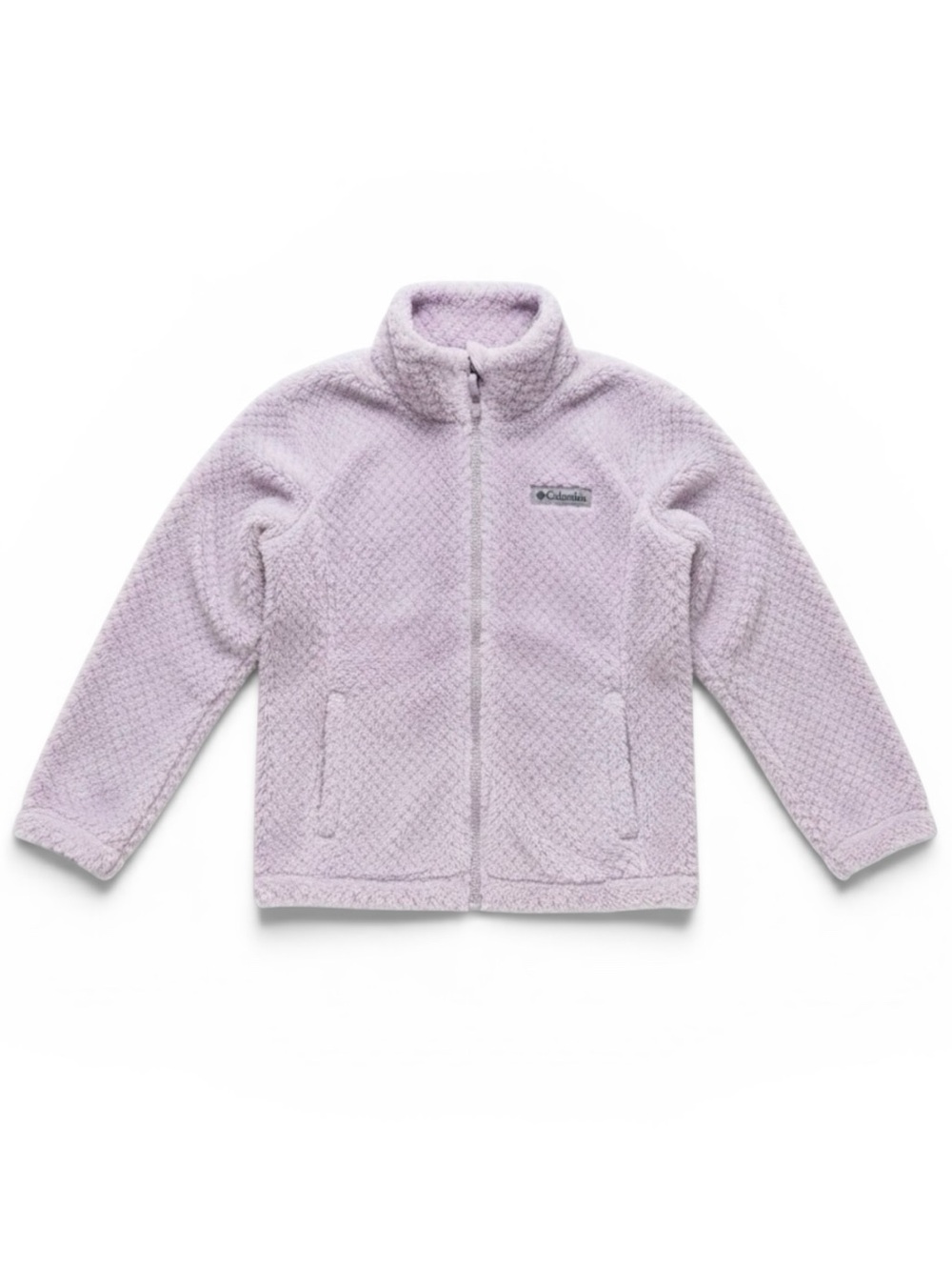 Columbia Girls Interchange Sherpa Fleece Jacket Soft Lavender Cozy Outdoor Small